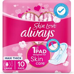 Always Cotton Skinlove Maxi Thick Pads 10S ( 40098 )