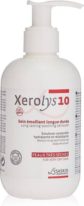 

Lysaskin Xerolys 10 Long Lasting Soothing Skin Care Lotion, 200ml