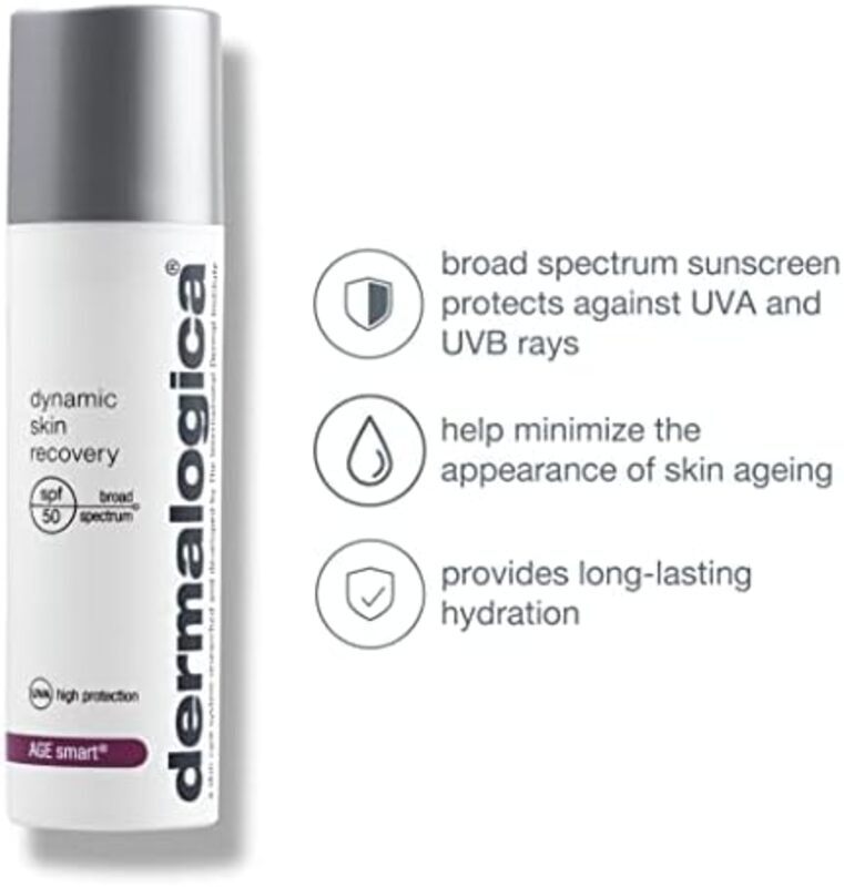 Dermalogica Age Smart SPF 50 Dynamic Skin Recovery Moisturizer Cream, 2Oz