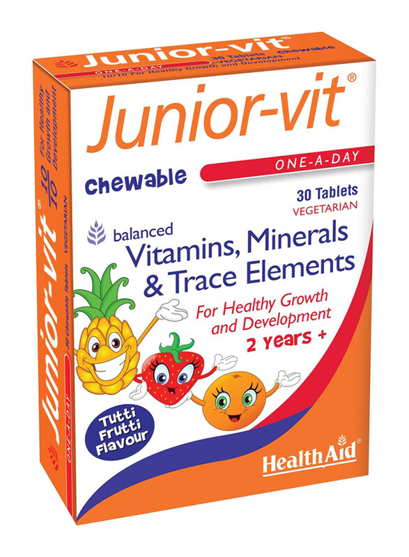 

Healthaid Juniorvit, 30 Chewable Tablets