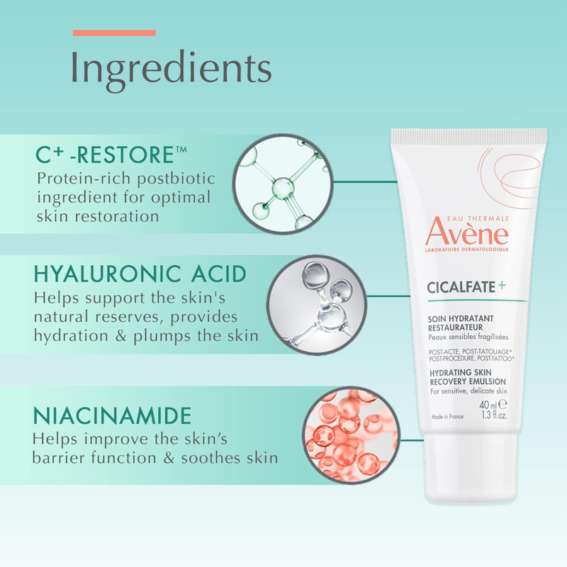 Avene Cicalfate+ Hydrating Skin Recovery Emulsion, 40ml