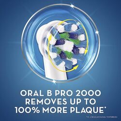 Oral B Oral Health Center Oxyjet Cleaning System + Pro 2000 Electric Toothbrush, 1 Piece