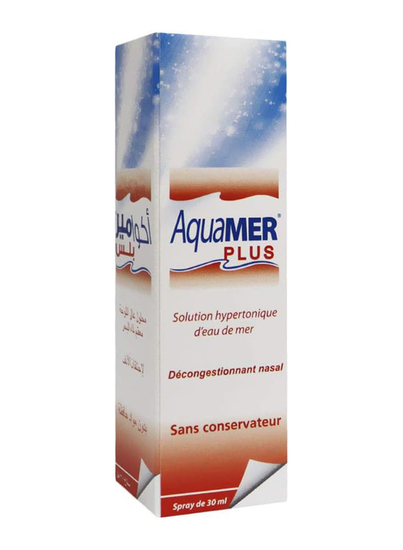 Aquamer Plus Hypertonic Nasal Spray, 30ml