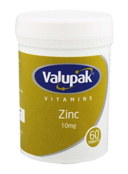 Valupak Zinc Vitamin, 10mg, 60 Tablets