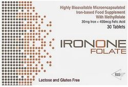 Ironone Folate Food Supplement, 30 Tablets