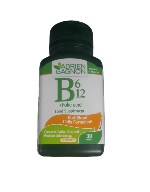 Ag B6 B12 Folic Acid Tab 30'S