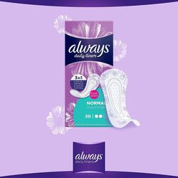 Always Comfort Protect With Fresh Scent Normal Daily Liners, 40 Pieces