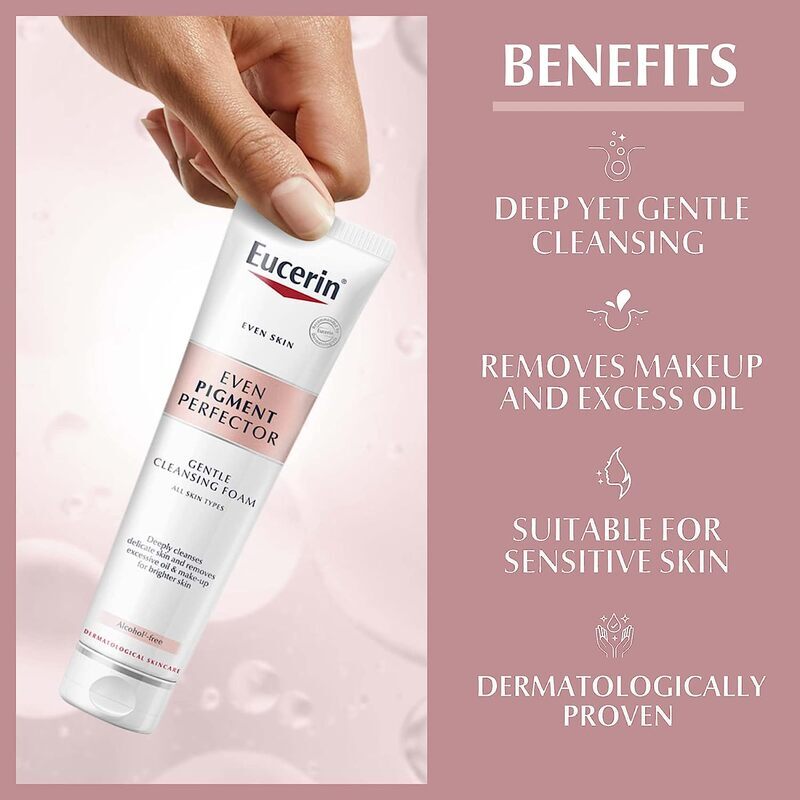 Eucerin Even Pigment Perfector Facial Cleansing Foam, 160ml