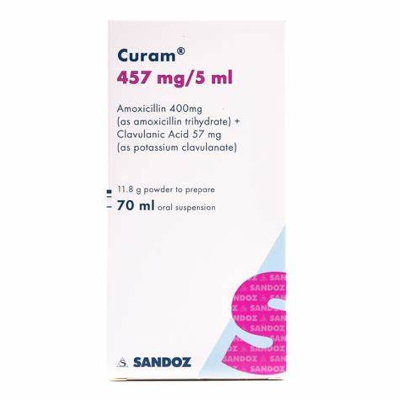 Curam 457Mg Susp.70Ml