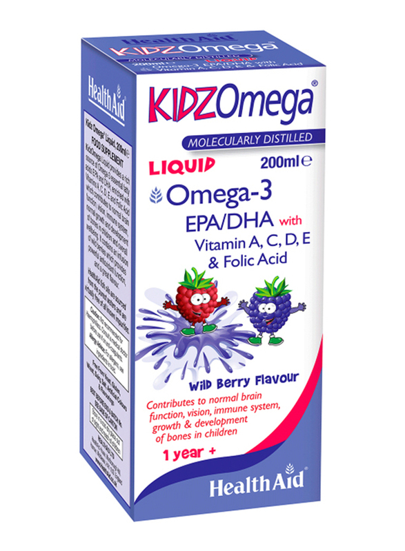 Health Aid Kidz Omega Liquid, 200ml