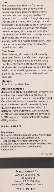 AQ Skin Solutions Active Serum, 30ml