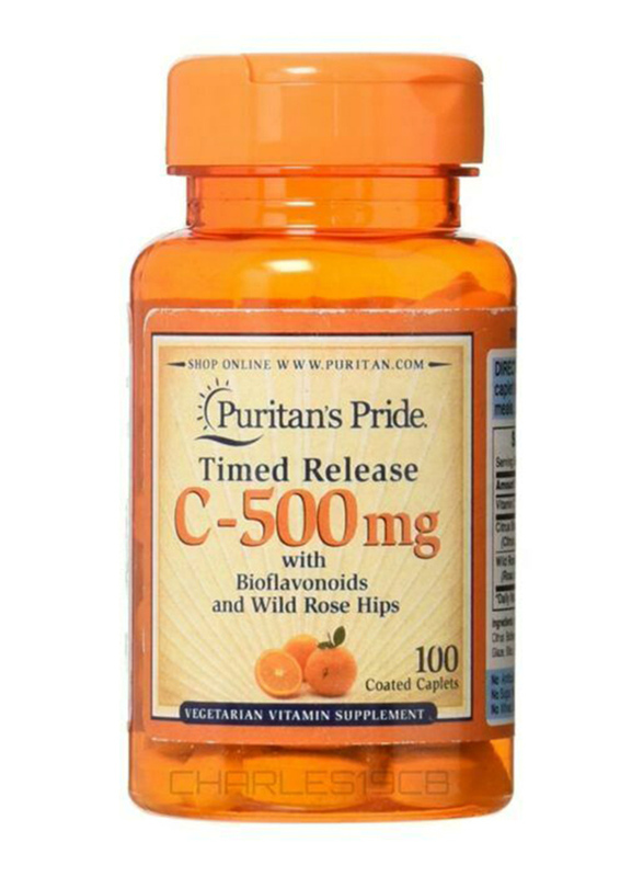 Puritans Pride Vitamin C 500Mg, 100 Tablets