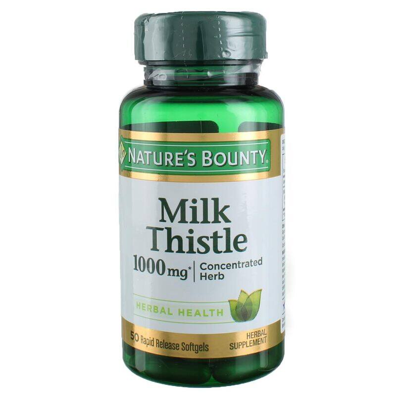

NATURE BOUNTY Nature'S Bounty Milk Thistle 1000 Mg Softgel 50S