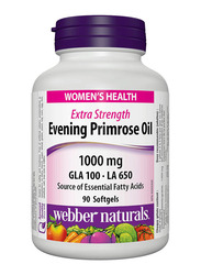 Webber Naturals Evening Primrose Oil, 1000mg, 90 Capsules