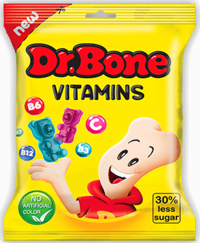 

Dr.Bone Jelly Gum Vitamin B & C 50Gm