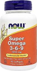Now Foods Super Omega 3-6-9 Vitamin, 1200mg, 90 Softgels