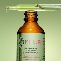 Mielle Organics MIELLE - ROSEMARY MINT, SCALP & HAIR OIL, INFUSED W/BIOTIN & ENCOURGES GROWTH, For daily use, SCALP TREATMENT, SPLIT END CARE & SCALP and STRENGTHENING OIL - Package may vary