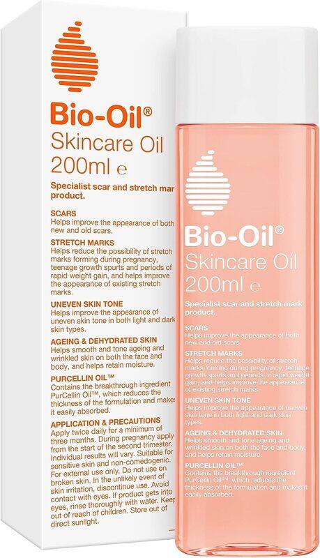 

Bio-Oil, Skincare Oil Improve the Appearance of Scars Stretch Marks and Uneven Skin Tone, 200 ml