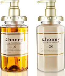 &honey Shampoo & Conditioner Set Organic Hair and Scalp Care for Intense Cleansing and Hydration - Moisture-Enhancing Wash and Protection - Ideal for Straight, Curly, Curl, , Frizzy, Treated, Col