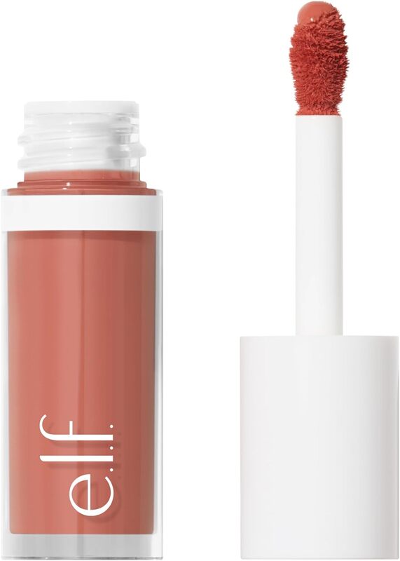 e.l.f. Camo Liquid Blush, Long-Lasting Liquid Blush For High-Pigment Colour, Creates A Soft, Dewy Finish, Vegan & Cruelty-Free, Dusty Rose