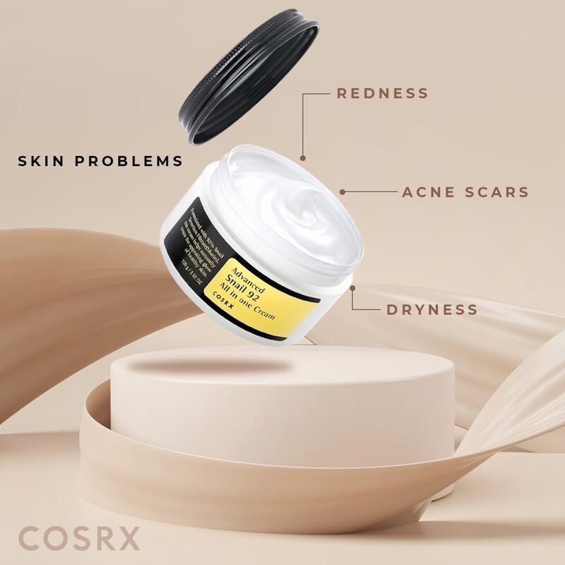 Cosrx Advanced Snail 92 All in 1 Cream, 100g, for Oily Skin