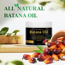 Batana Oil for Hair Growth and Nourishment, Natural Batana Oil to Prevent Hair Loss, Eliminates Split Ends for Men and Women