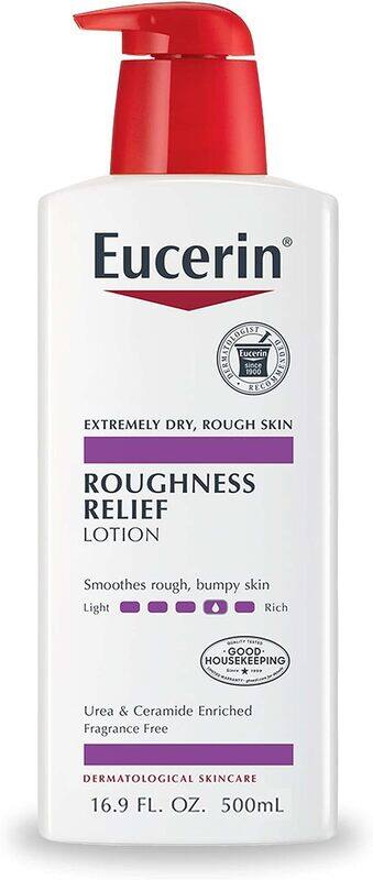 

Eucerin Roughness Relief Lotion - Full Body Lotion for Extremely Dry, Rough Skin, 500 ml, 16.9 fl. oz. Pump Bottle