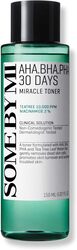 SOME BY MI AHA BHA PHA 30 Days Miracle Toner - 5.07Oz, 150ml - Made from Tea Tree Water for Sensitive Skin - Mild Exfoliating Daily Face Toner - Skin Wastes, Sebum and Oiliness Care - Korean Skin Care