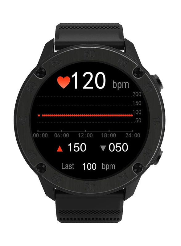 Blackview X5 Smartwatch, 9 Professional Sports Modes, Fitness Tracker, Heart Rate Monitor, IP68 Waterproof, Black