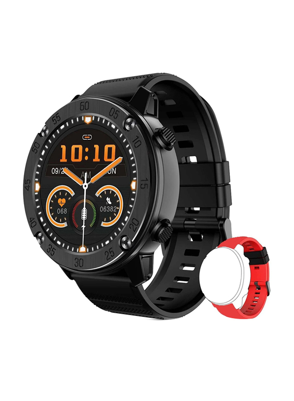 Blackview X5 Smartwatch, 9 Professional Sports Modes, Fitness Tracker, Heart Rate Monitor, IP68 Waterproof, Black
