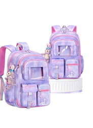 Cute & Comfortable Elementary School Bag for Girls, Purple