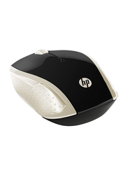 HP 200 Wireless Optical Mouse, 2HU83AA, Black/Gold