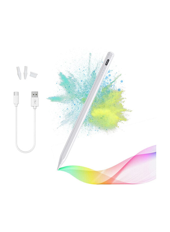 

MMG Stylus Pen with Palm Rejection for Apple iPad (6th Generation), White