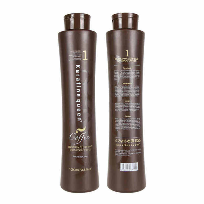 

Keratine Queen KERATIN QUEEN STRAIGHT BRALLIAN STRAIGHTENING KERATIN COFFEE shampoo