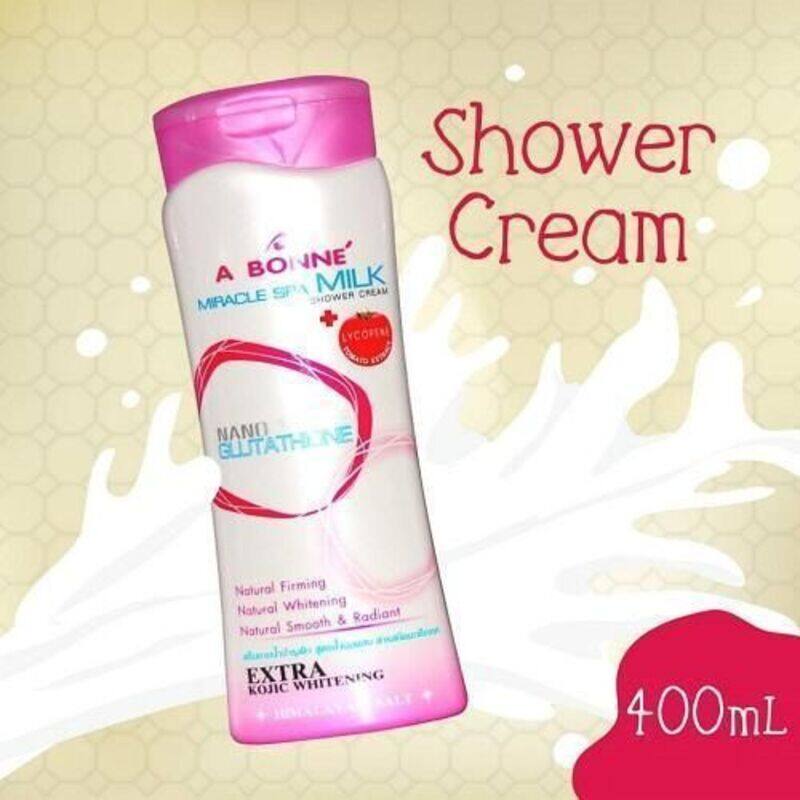 

A Bonne Miracle Spa Milk Shower Cream plus Nano White Glutathione