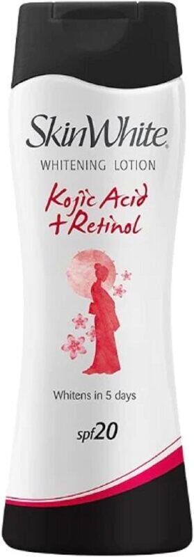 

Skin White Whitening Lotion 200ml with Kojic Acid + Retinol SPF20