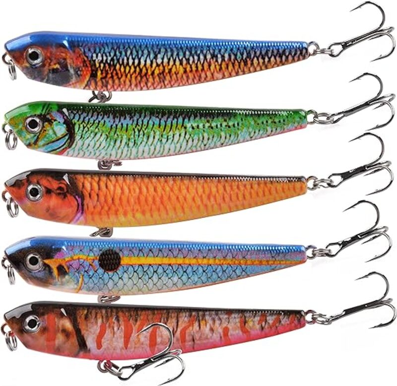 9.5 gm,Fishing Lures Kit, Lifelike Action, Super Sharp Hooks, Sturdy and  Durable, Perfect for Bass, Trout, Pike, and More