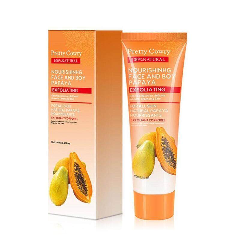 

Pretty Cowry Cucumber Coconut Papaya Facial Exfoliating Gel Cream