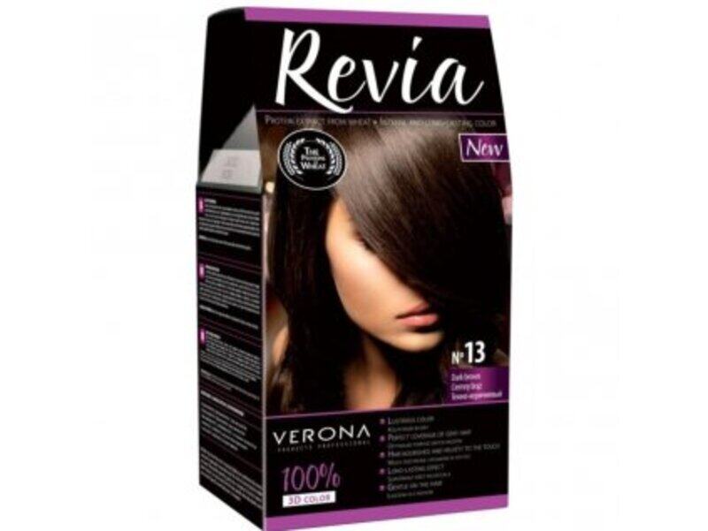 

REVIA Parmanent 3D HAIR COLOR 13 DARK BROWN