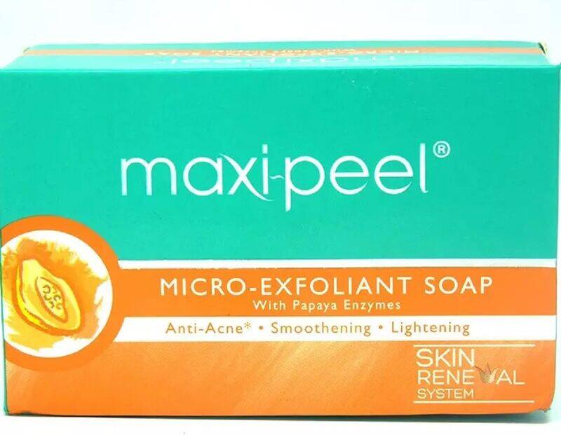

Maxi-Peel Micro-Exfoliant Anti-Acne and skin Lightening Soap With Papaya Enzymes 125g
