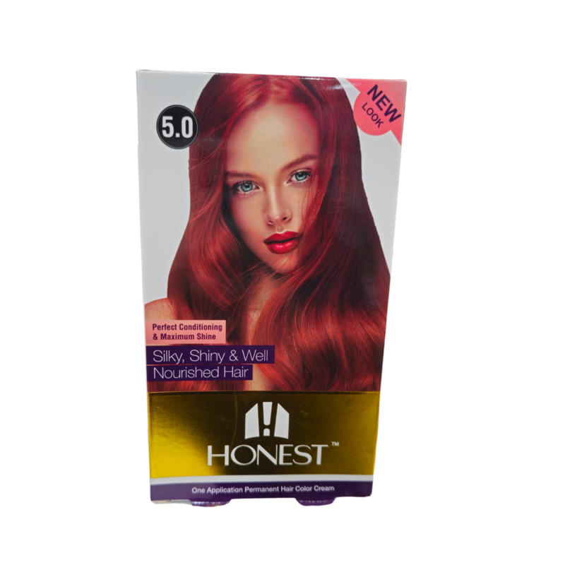 

Generic Honest permanent hair color cream, Light Brown 5.0