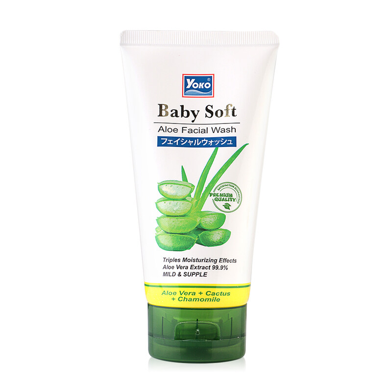 

Yoko Baby Soft Aloe facial wash, Aloe vera, cactus and chamomile