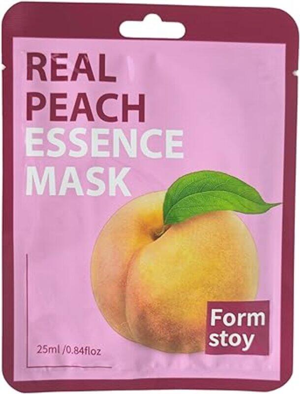 

Generic Formstoy Real Peach Essence Beauty Facial Mask,Hydrating & Nourishing 0.84 fl oz 25 ml, Sheet Mask