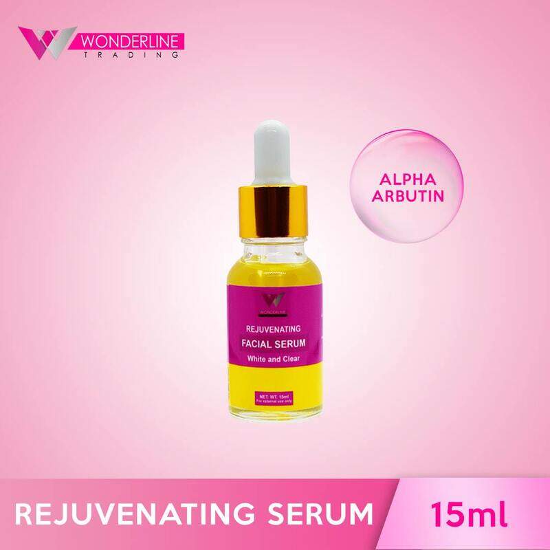 

Wonderline Rejuvenating Facial Serum, white and clear