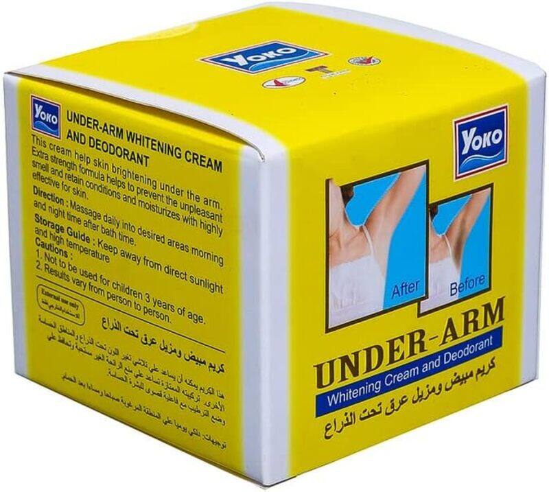 

Yoko Under Arm Whitening Cream And Deodorant 50g