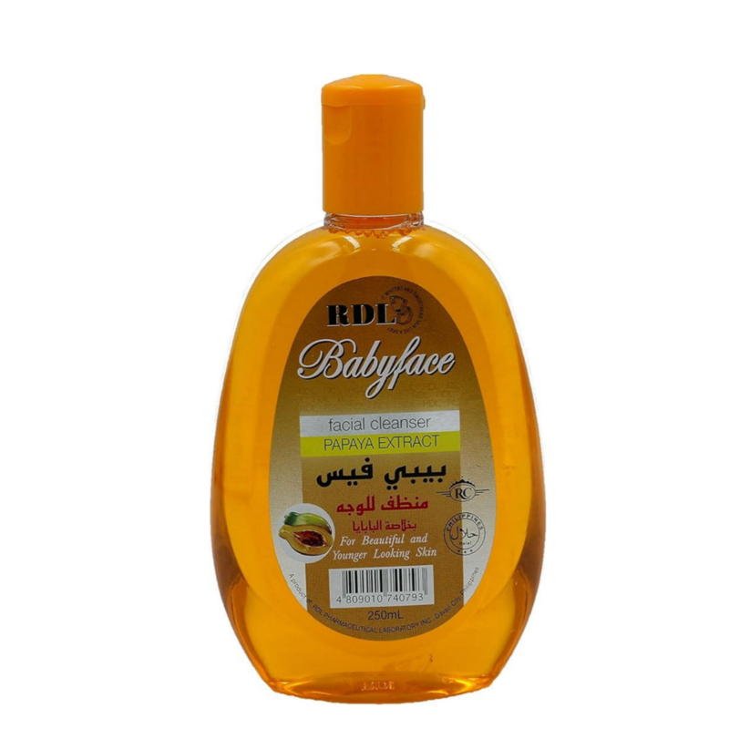 

Rdl baby face facial cleanser with papaya extract