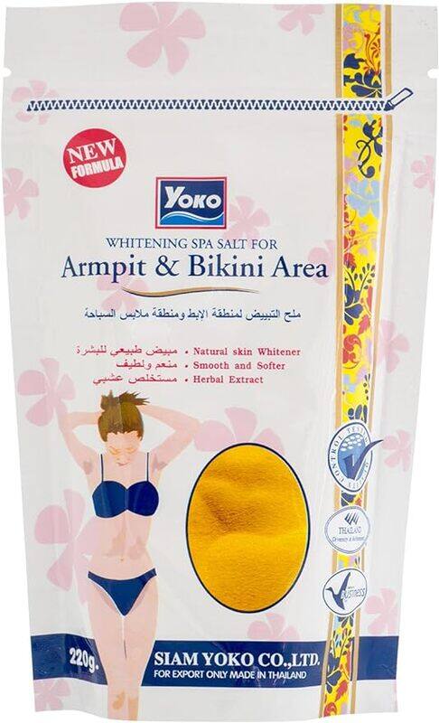 

Yoko Whitening Spa Salt For Armpit & Bikini Area