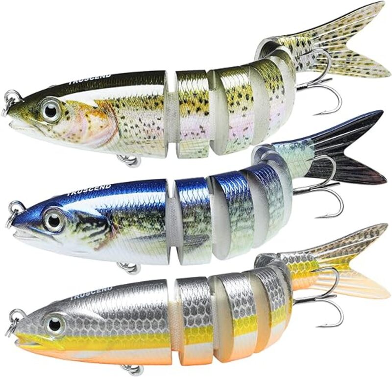 Soft Bionic Fishing Lure,10Pcs Fishing Equipment Bass Trout,Simulation  Loach Soft Bait, Slow Sinking Bionic Swimming Lures Accessory for Saltwater  