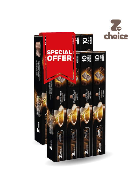 Zchoice Coffee Capsules, Special Offer, Medium Roast, 100% Arabica, Pack of 80