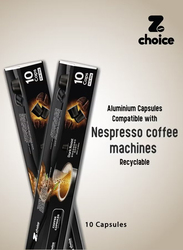 ZChoice Dark Roast 100% Arabica Coffee Capsules, 10 Capsules x 6g